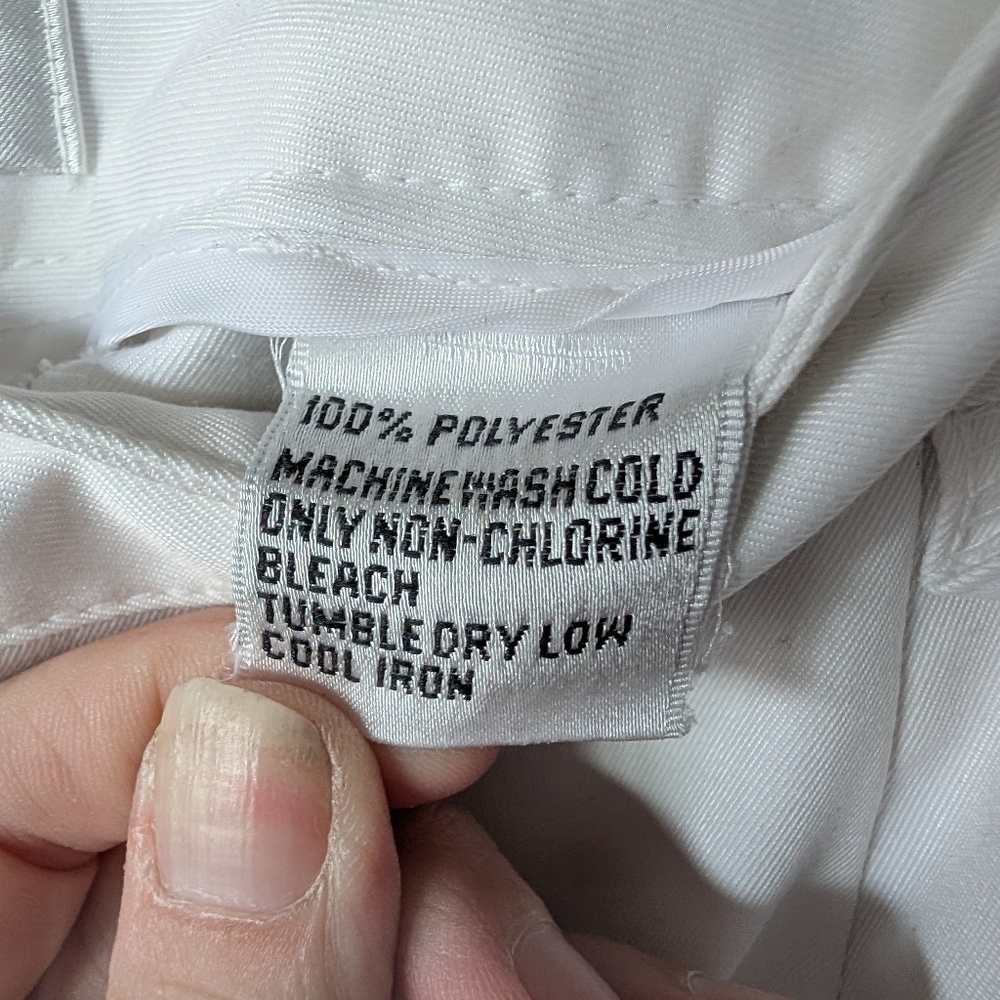 Talbots Classic White Women's Slacks Sz 14 - Picture 3 of 3